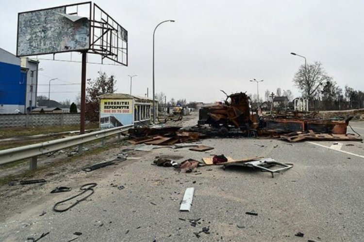 İrpin ve Bucha şehri, patlamamış m&uuml;himmatlarla dolu