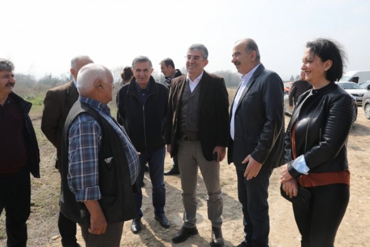 Bursa Mudanya'da ay&ccedil;i&ccedil;ek hasadı