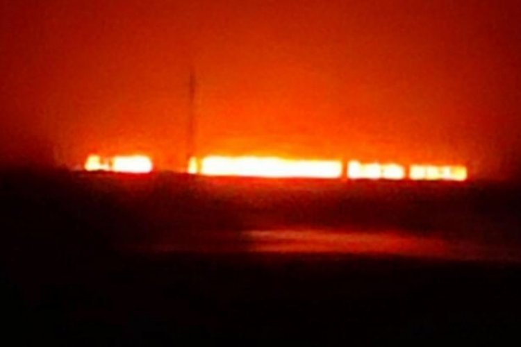 Kayseri'de gece başlayan yangın 10 saatte s&ouml;nd&uuml;r&uuml;ld&uuml;