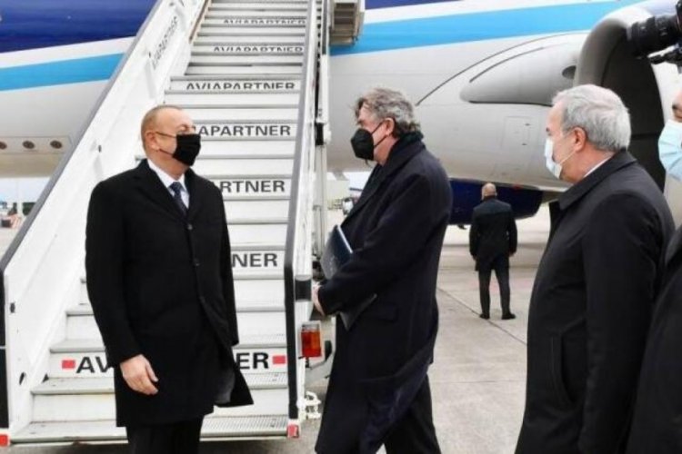 Azerbaycan Cumhurbaşkanı Aliyev, Br&uuml;ksel'de