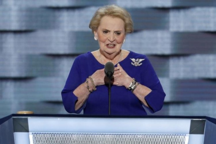 Madeleine Albright'in 500 bin &ccedil;ocuğun &ouml;l&uuml;m&uuml;ne başarı demesi tepki &ccedil;ekti