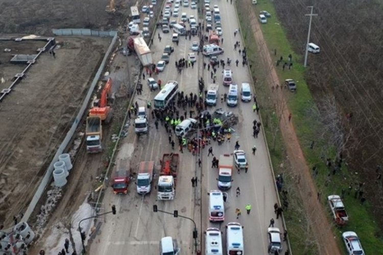Bursa'daki korkun&ccedil; tır kazasının sanıkları yargılanıyor