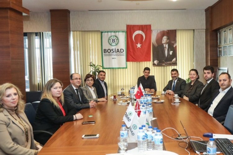 BT&Uuml; Y&ouml;netimi ve BOSİAD y&ouml;netimi bir araya geldi