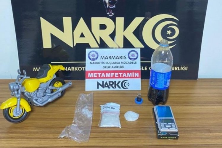 Oyuncak motorun i&ccedil;inden uyuşturucu &ccedil;ıktı