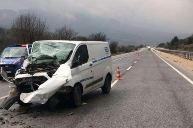 Trafik kazasında 1 kişi yaralandı
