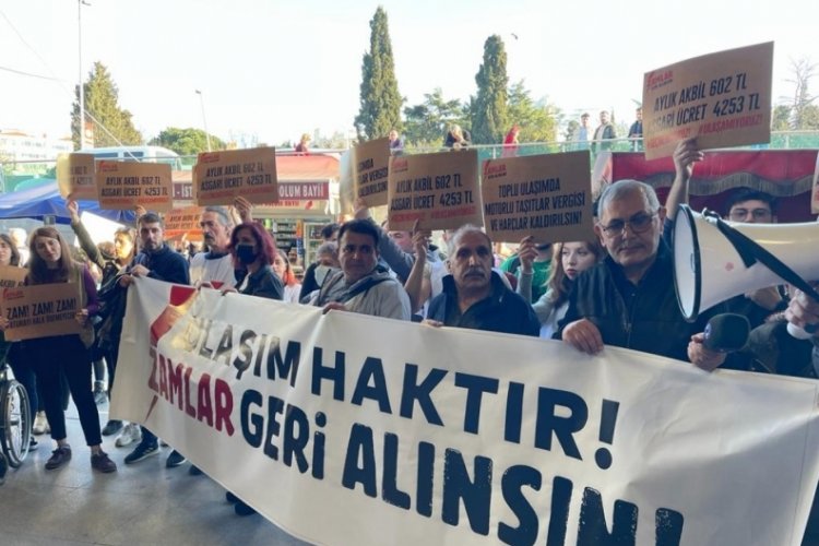 Ulaşım zammı eylemi