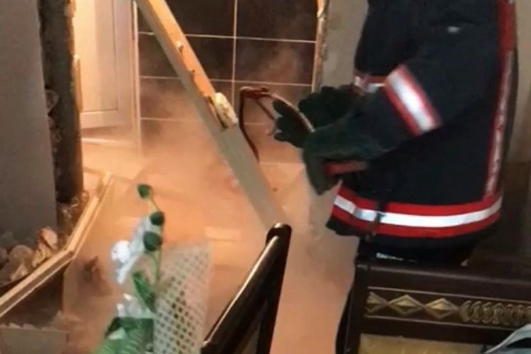Sakarya'da eve yılan girdi
