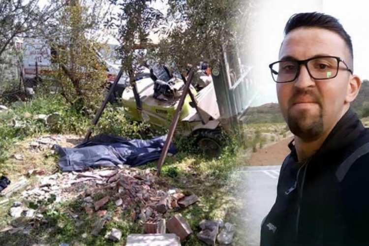 Forkliftin altında feci son