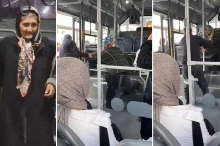 Otob&uuml;sten indirilen kadın koruma altına alındı