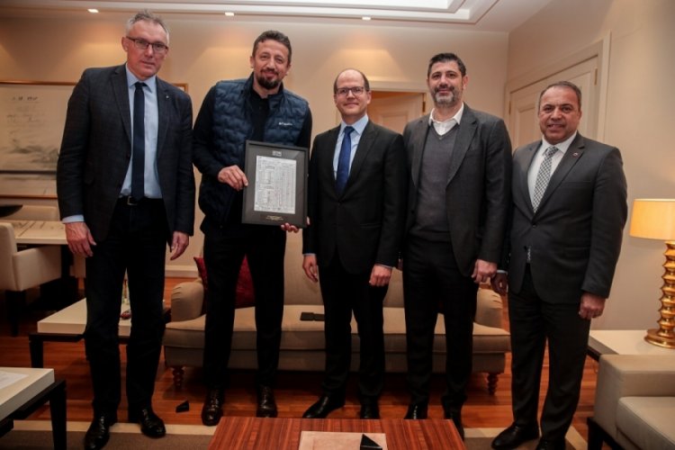 FIBA heyetinden Hidayet T&uuml;rkoğlu'na ziyaret