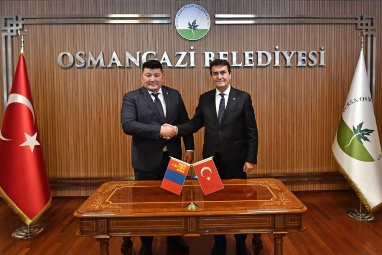 Bursa'nın kardeş şehri Moğolistan'dan oldu