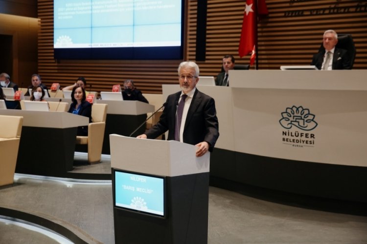 Bursa'da Nil&uuml;fer'in faaliyet raporu belediye meclisinden ge&ccedil;ti