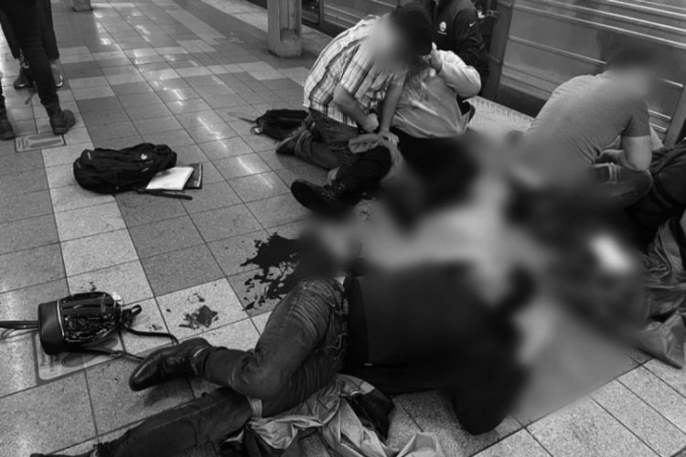 New York'un metro istasyonunda saldırı