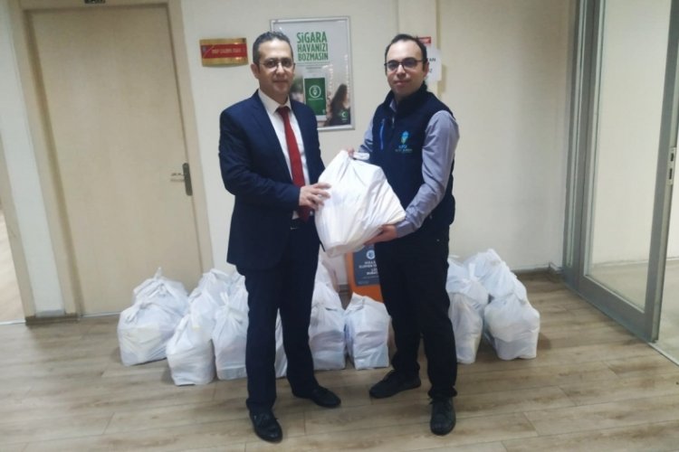Bursa TB bin aileye yardım eli uzattı