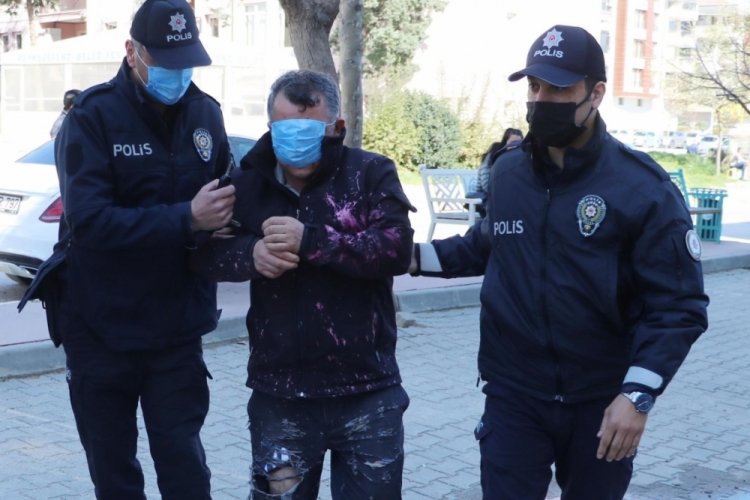Denizli'de fabrikanın ortağına asitle saldıran şahıs tutuklandı