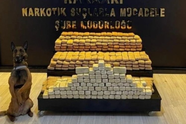 Hakkari'de 241 kilo eroin ele ge&ccedil;irildi