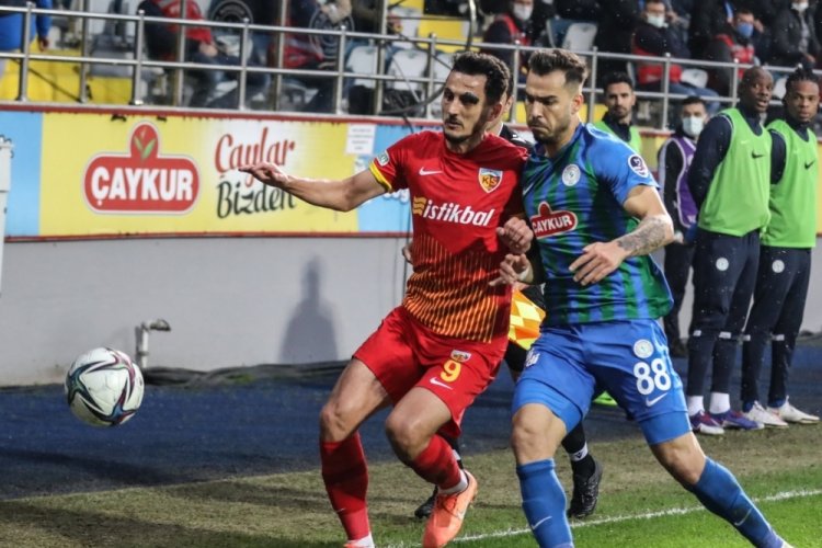 Kayserispor ile Rizespor arasında 26. randevu