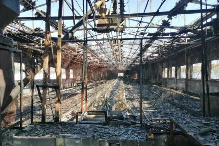 Bursa'da tavuk &ccedil;iftliğinde yangın