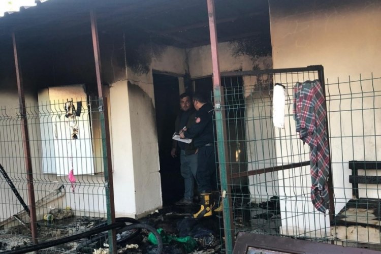 İftar &ouml;ncesi korkutan yangın