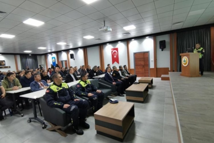 Bursa, kazalara karşı bilin&ccedil;lendirildi