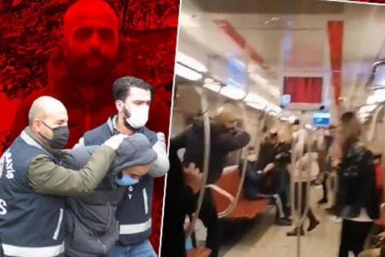 Metrodaki bı&ccedil;aklı saldırganın tutukluluk hali devam etti