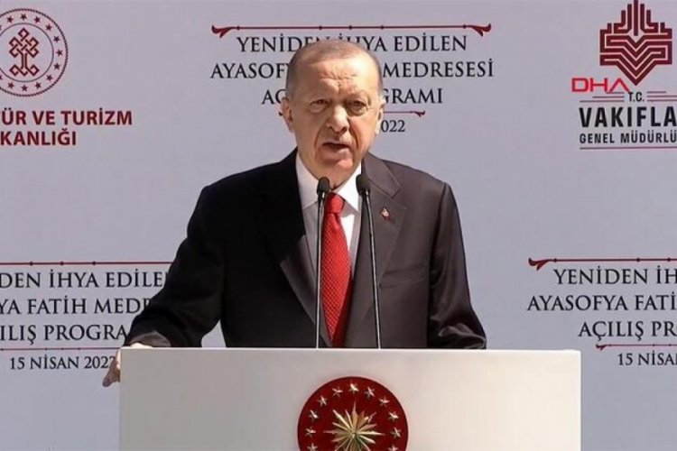 Cumhurbaşkanı Erdoğan: Bir eğitim &ouml;ğretim yuvası olarak hizmet verecek"