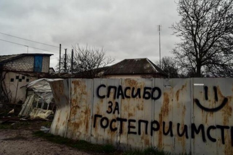Brovary'den &ccedil;ekilen Rus askerlerinden  ilgin&ccedil; mesaj