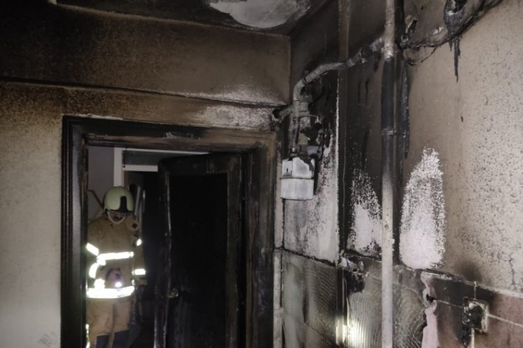 Bursa'da patlayan doğalgaz saati paniğe neden oldu