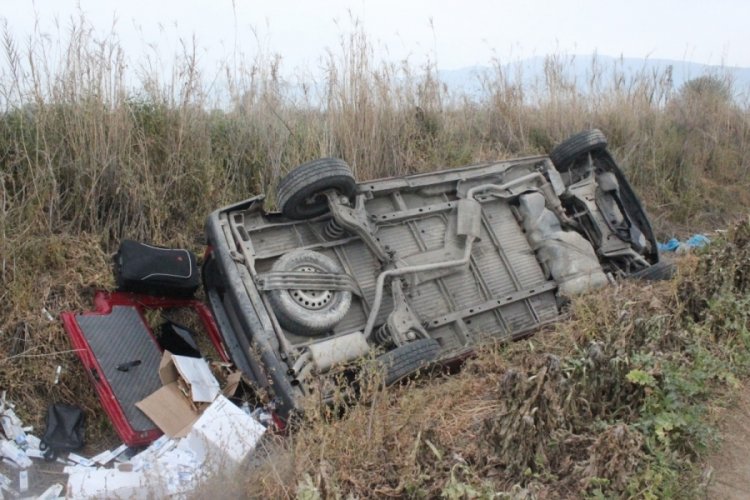 İzmir &Ouml;demiş'te feci kaza: 11 yaralı