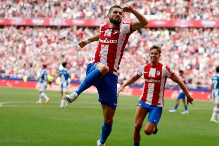 Atletico Madrid 3 puanı son dakika gol&uuml;yle aldı