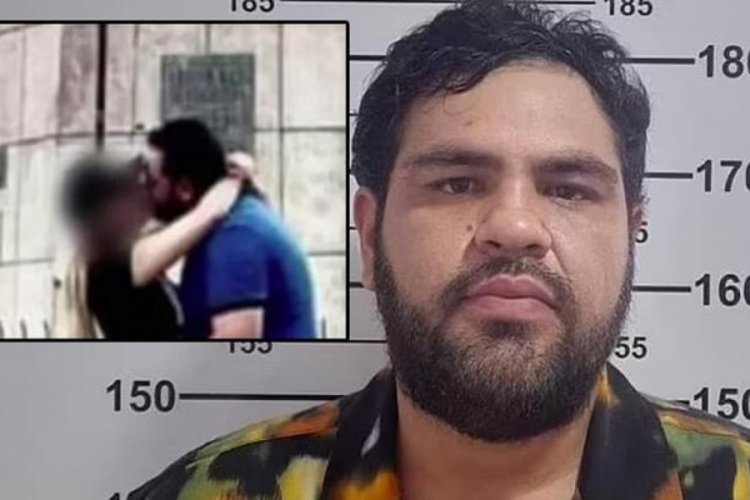 Kartel liderini  &ouml;p&uuml;şme pozu yakalattı