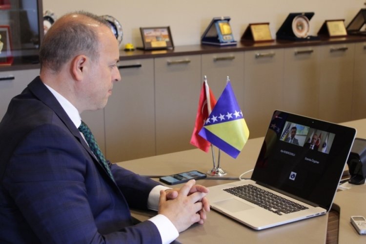 Bosna Hersek B&uuml;y&uuml;kel&ccedil;isi&nbsp;Bursa'da BALKANT&Uuml;RKSİAD'ın konuğu oldu