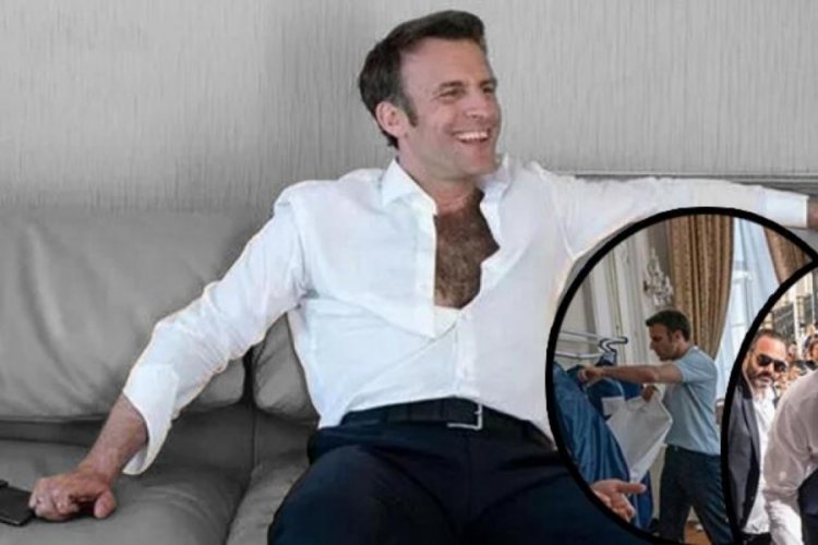 Macron hangi ma&ccedil;o erkeği taklit ediyor?