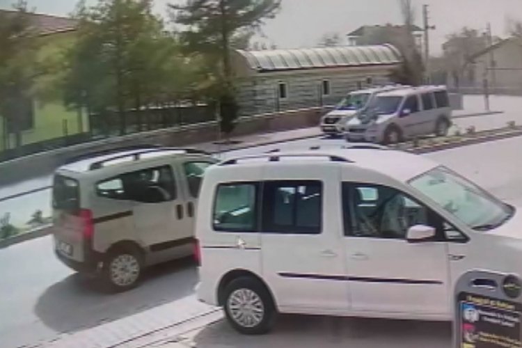 Aksaray'da Adalet'in yaralandığı kaza kamerada