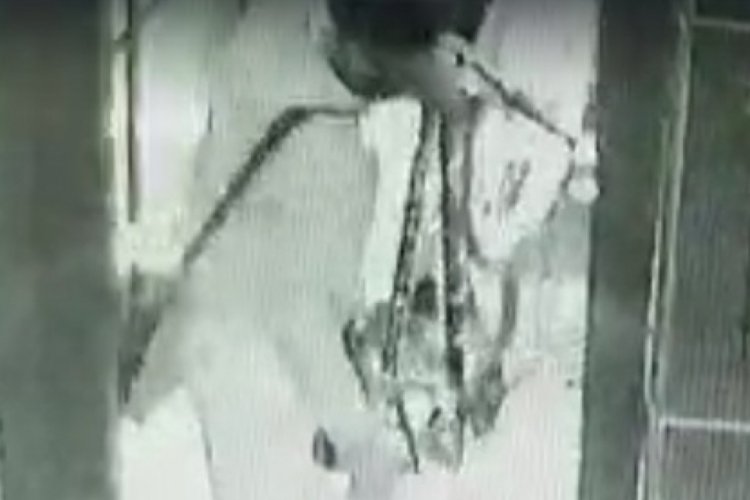 Hırsız, kamera g&ouml;r&uuml;nt&uuml;lerinden yakalandı