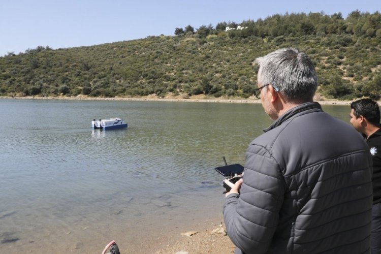 Aydın'da deniz temizlik aracı &uuml;retildi