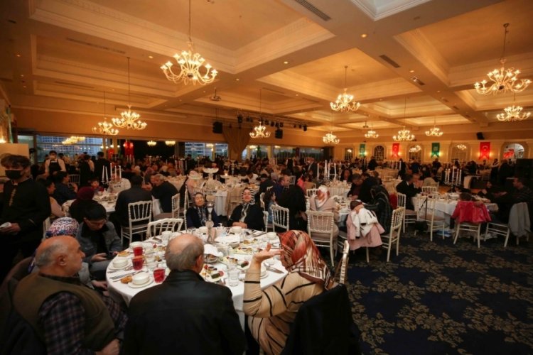 Bursa'da şehit yakınları ve gaziler iftarda buluştu