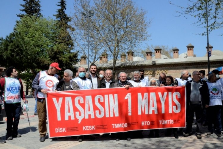 Bursa'da DİSK Başkanı'ndan 1 Mayıs a&ccedil;ıklaması