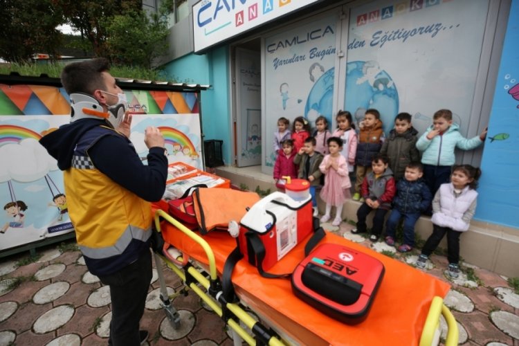 Bursalı miniklere sağlık bilinci aşılandı