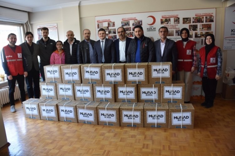 Bursa'da M&Uuml;SİAD'dan ihtiya&ccedil; sahiplerine yardım