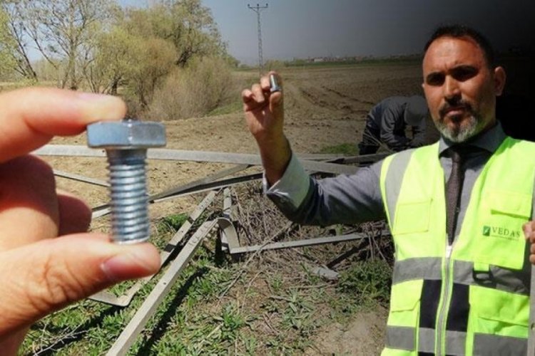 2 liralık civatayı &ccedil;ıkardı 500 bin liralık zarara neden oldu