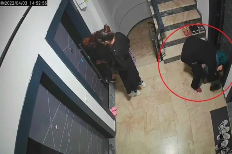 Bursa'da ayakkabı koklayan hırsız: Kokuyorsa yeni geldiğini anlıyoruz