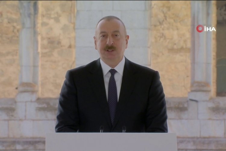 Aliyev: Sadece Ermenistan'la değil, Ermenistan'ı destekleyenlerle savaştık