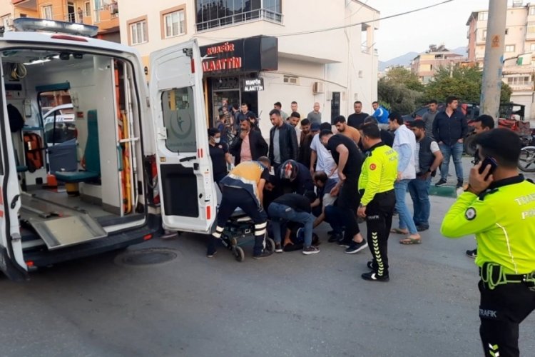 Otomobilin &ccedil;arptığı şahıs ağır yaralandı