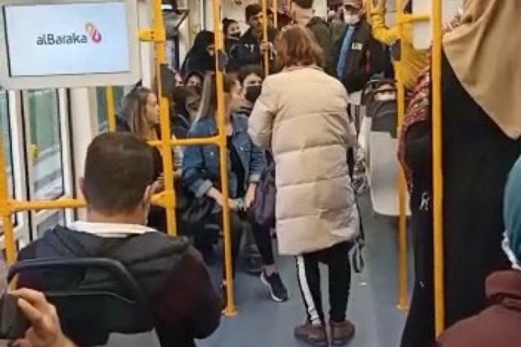 Bursa'da maske tartışması! Gen&ccedil;leri uyaran yaşlı kadına hakaret
