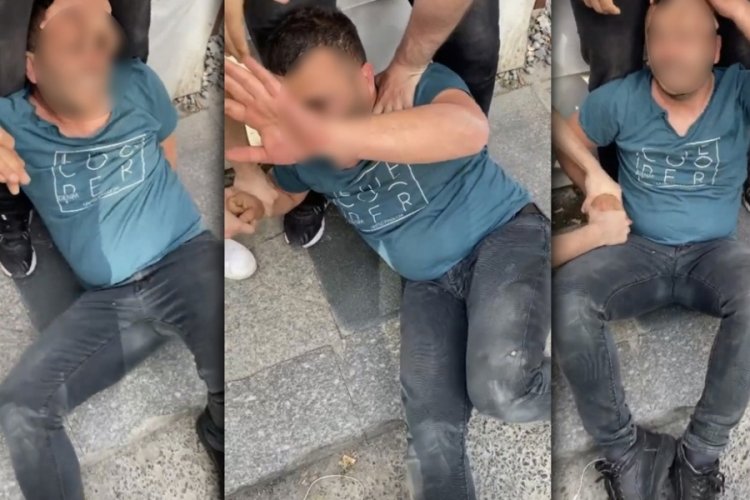 İstanbul Taksim'de taciz iddiasına dayak!