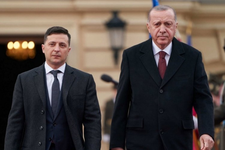 Cumhurbaşkanı Erdoğan, Volodimir Zelenski ile g&ouml;r&uuml;şt&uuml;