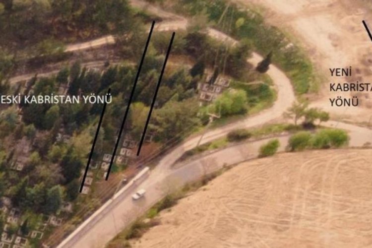 Denizli'de yeni mezarlık sahasında yanlış y&ouml;n iddiası