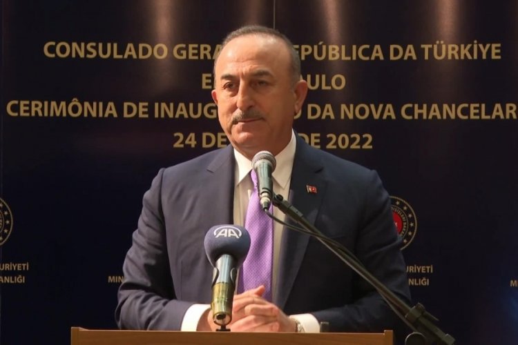 Bakan &Ccedil;avuşoğlu, Sao Paulo Başkonsolosluğu'nun a&ccedil;ılış t&ouml;renine katıldı