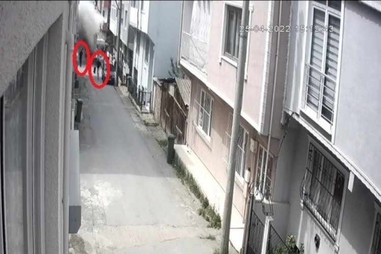 Bursa'da u&ccedil;ağın d&uuml;şme &acirc;nına ait g&ouml;r&uuml;nt&uuml;ler peş peşe geliyor